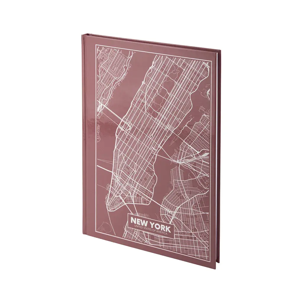 Канцелярська книга Axent Maps New York А4 у твердій обкладінці 96 аркушів у клітинку (8422-543-A) - фото 3