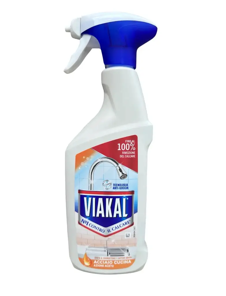 Спрей Viakal Acciaio Cucina від вапняного нальоту для кухні та нержавіючої сталі 500 мл