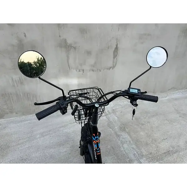 Электровелосипед Green Giant U18" 600W 48V 16Ah + складной багажник сиденье черный - фото 9