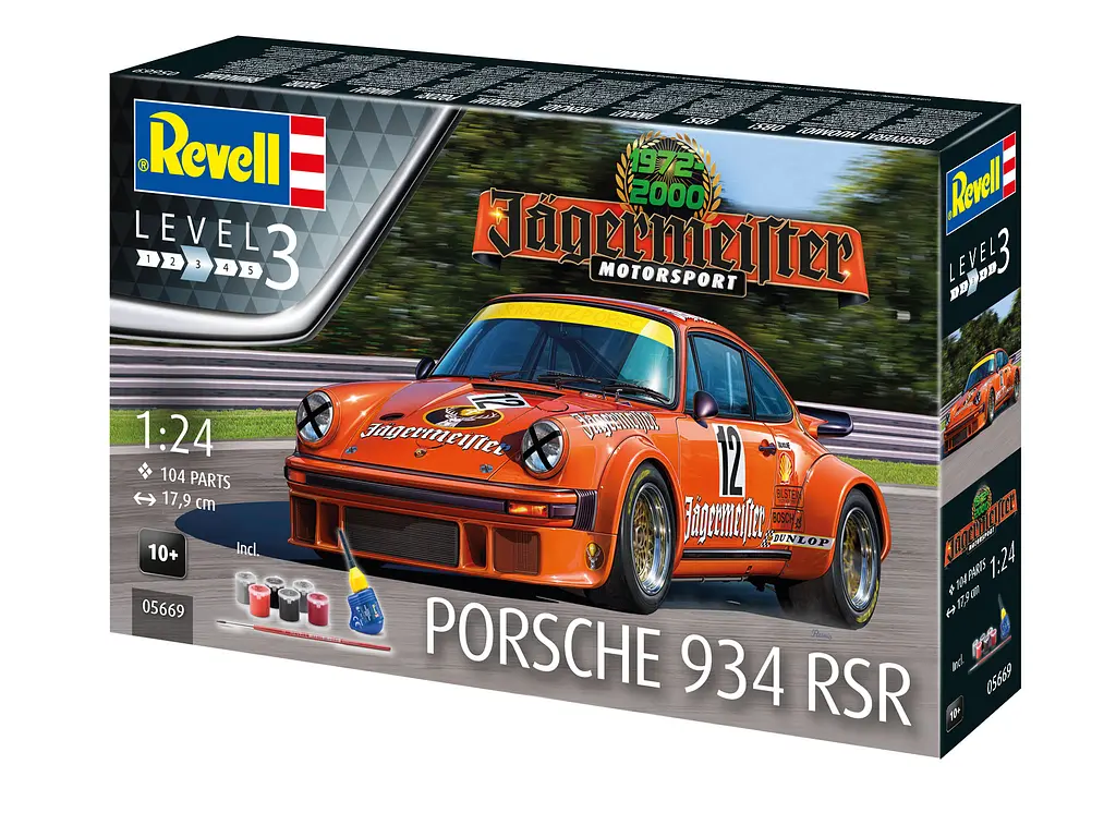 Збірна модель-копія Revell Автомобіль Porsche 934 RSR 1:24 (RVL-05669) - фото 11