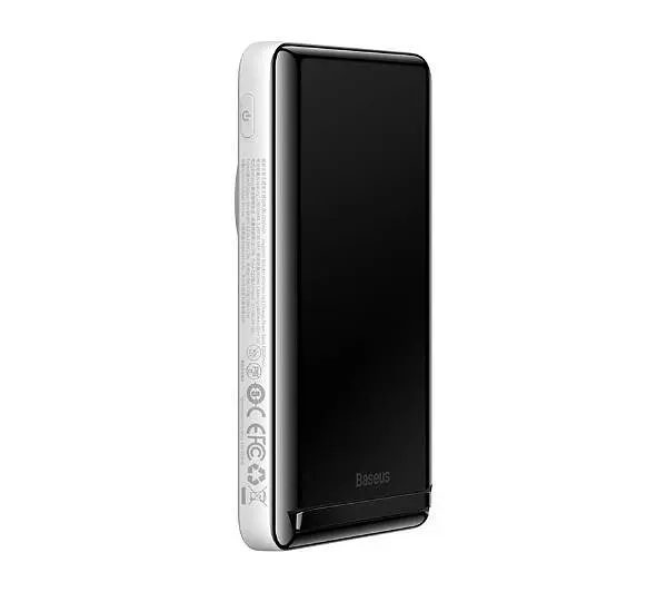 Портативная батарея Baseus Magnetic Bracket Overseas Edition 20W 10000mAh белая - фото 6
