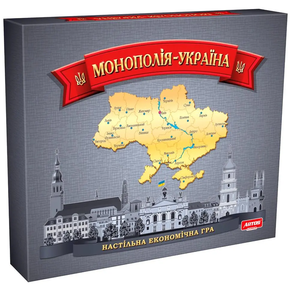 Гра настільна Artos Games Монополія Україна (SR-113-N-1429)