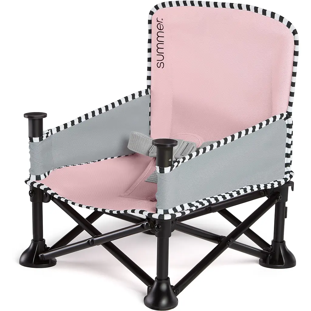Раскладной стул-бустер Summer infant Pop'n Sit розовый (13706) - фото 3
