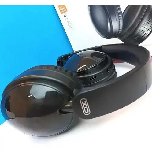 Навушники Bluetooth накладні XO BE36 бездротова стерео гарнітура чорна - фото 2