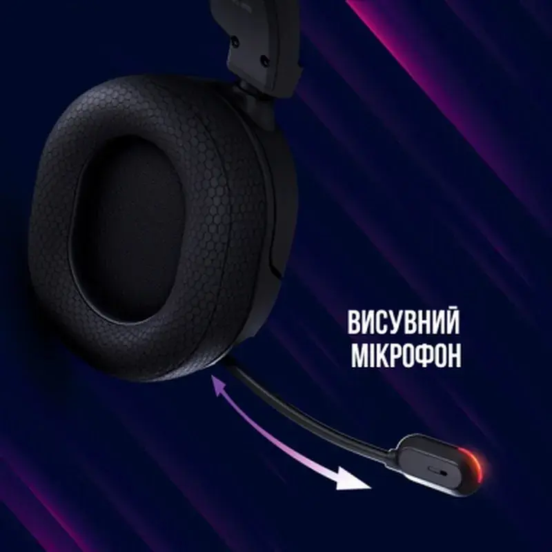 Навушники Lorgar Kaya 460 Gaming RGB USB Black (LRG-GHS460) - фото 9