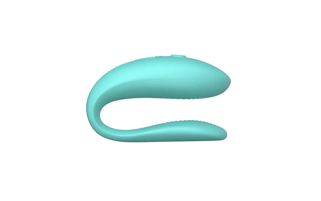Смарт-вібратор для пар We-Vibe Sync Lite Aqua, 10 віброрежимів, можна поєднувати з проникним сексом - фото 2