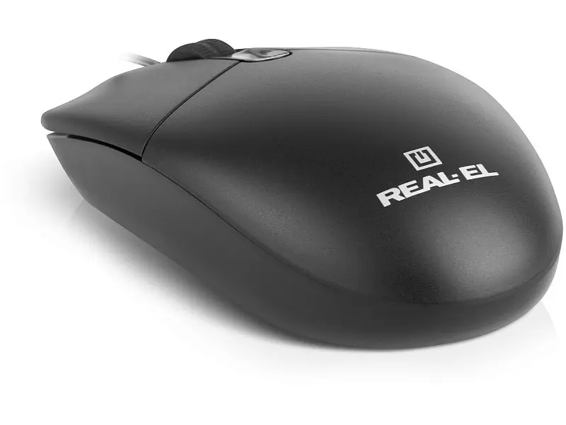 Миша REAL-EL RM-210 Black (EL123200036) - фото 8