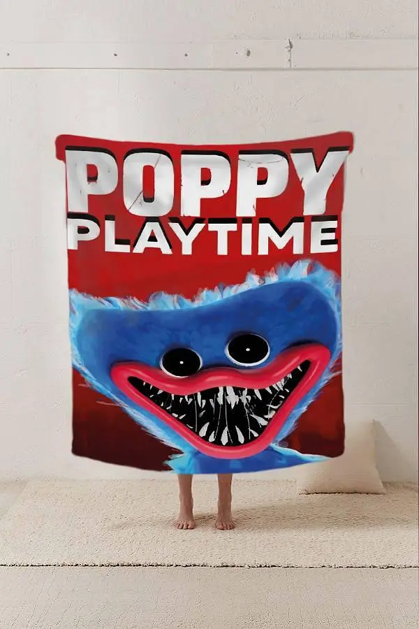 Плед плюшевий на подарунок 3D Poppy Playtime 160х200 см - фото 2