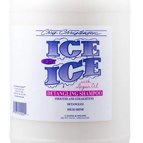 Шампунь Chris Christensen Ice on Ice для котів для розплутування шерсті, 3,8 л - фото 3