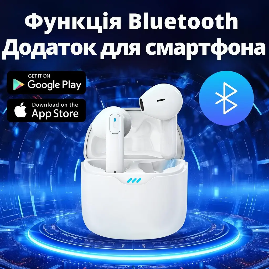 Слуховий апарат AIMED Hearing Aid NO-EARBUDS Series P18 з підключенням Bluetooth та кейсом для зарядки колір білий - фото 7