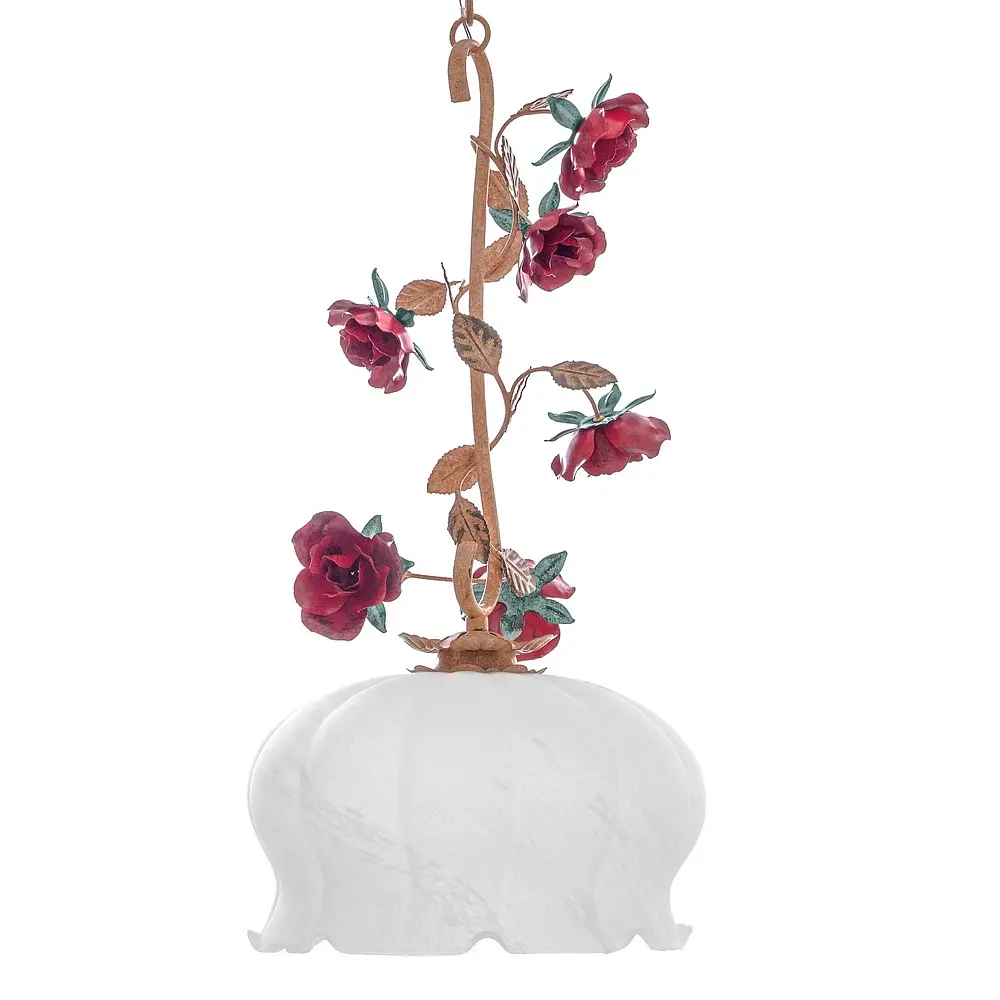 Люстра подвесная Brille флористика в спальню E27 60W G (BKL-520S/1) - фото 2