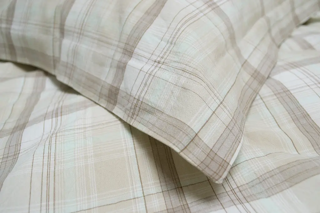 Постельное белье Lotus Home - Checked Madras мятный евро - фото 4