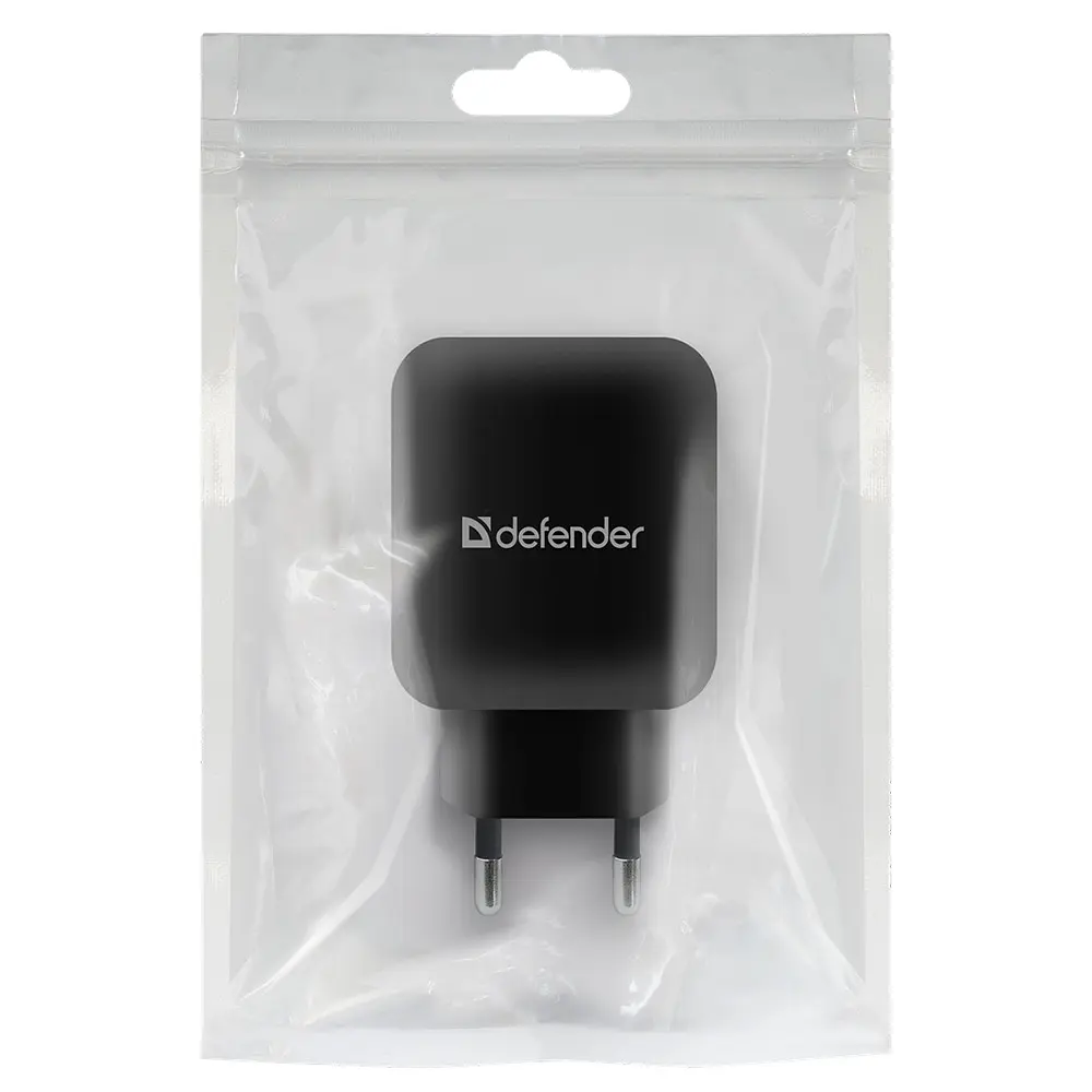 Зарядное устройство 2xUSB 2.1А EPA-13 черный Defender - фото 3