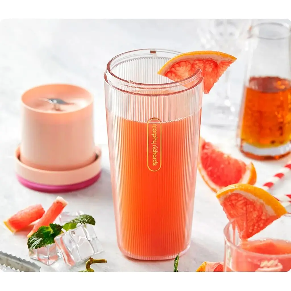 Фитнес-блендер Morphy Richards Portable Juice Cup Blue (MR9800) [66259] - фото 5