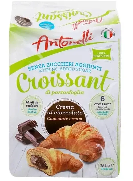 Круасани Antonelli Croissant Crema di cioccolato 252г.