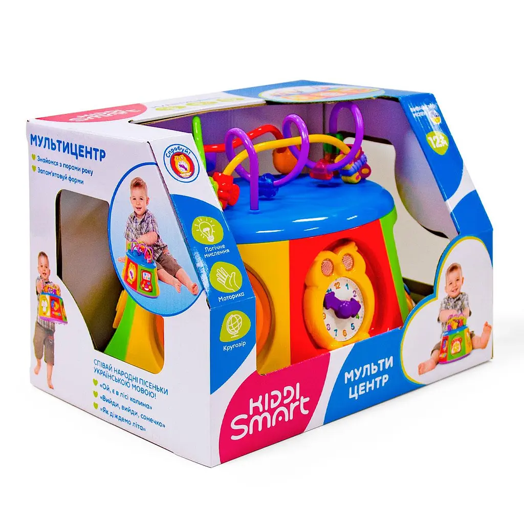 Ігровий центр KIDDI SMART – МУЛЬТИЦЕНТР (світло, українська) KIDDI SMART 063388 - фото 10