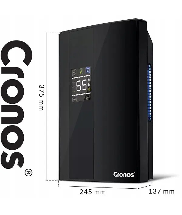 Осушитель воздуха Cronos DH2000D 2L Black - фото 3