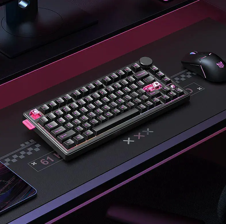 Клавіатура Onikuma ігрова бездротова для ігор з RGB підсвіткою та 3 режимами підключення до 600 годин роботи чорний - фото 8