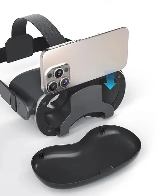Окуляри віртуальної реальності Shinecon G18EB для смартфона з Hi-Fi навушниками (Білий) - фото 5