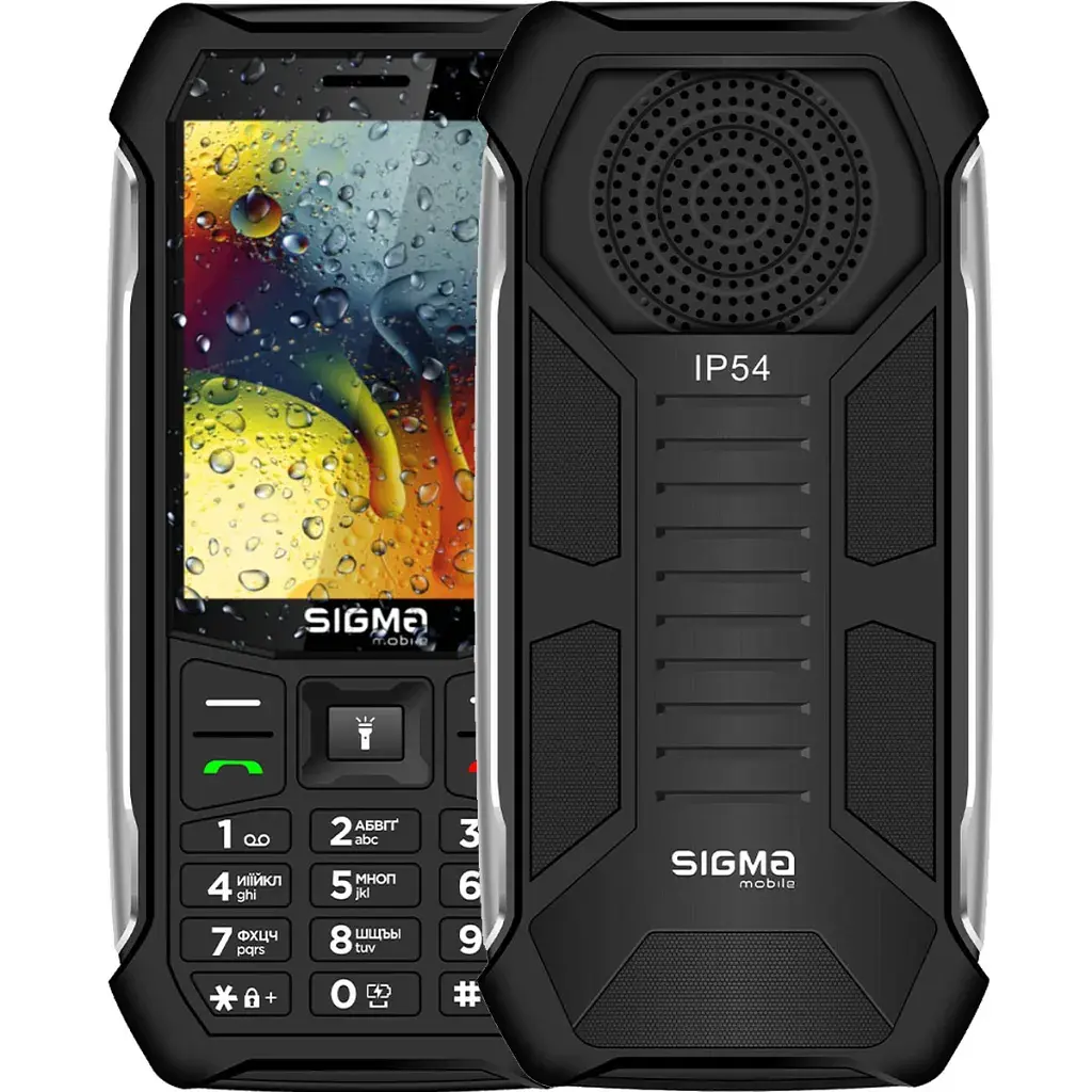 Мобільний телефон Sigma X-style 323 RAIN Black (4827798885710)