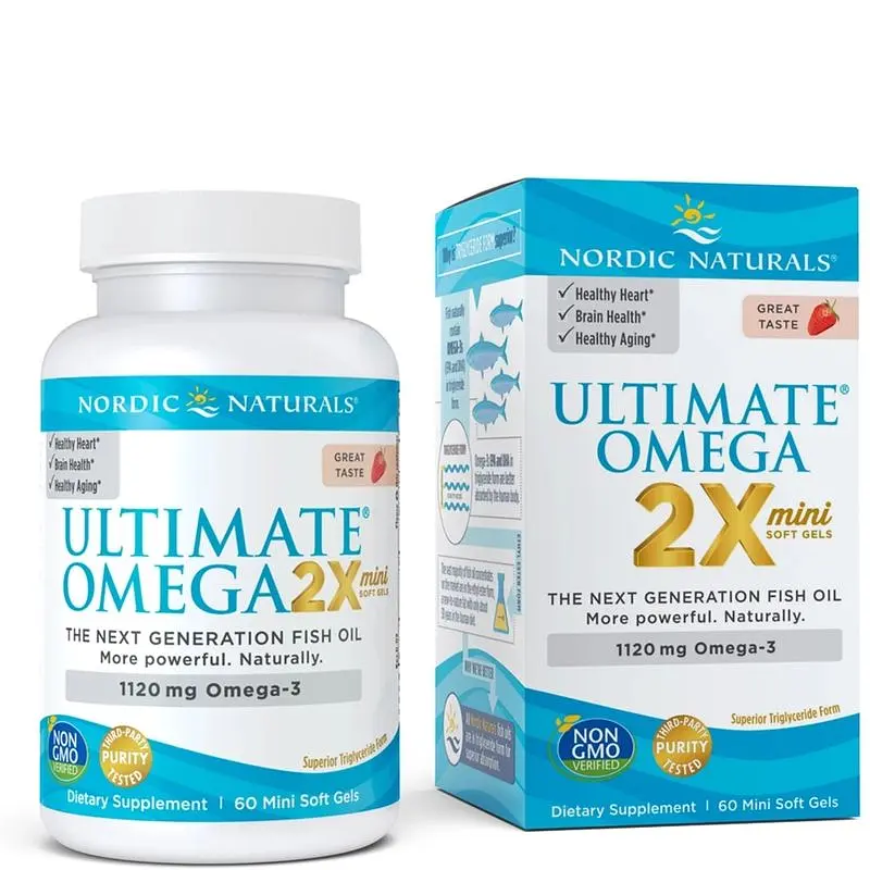 Жирні кислоти Ultimate Omega 2X, 60 міні капсул Nordic Naturals fit0023695