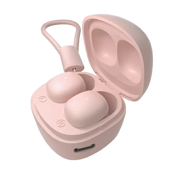 Навушники ERGO BS-530 Twins Nano 2 Pink - фото 2