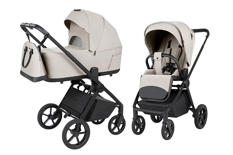 Дитячий візочок універсальний Ultra CRL-6556 2 в 1 Milk Grey CARRELLO