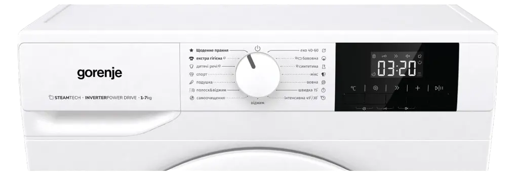 Пральна машина автоматична Gorenje WNGPI72SBS/UA (WFG17012) (7094131) - фото 6