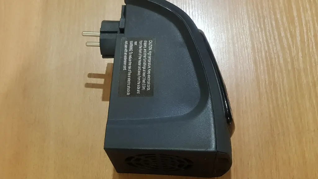 Портативний обігрівач теплик керамічний тепловентилятор Handy Heater 400 Вт чорний - фото 10