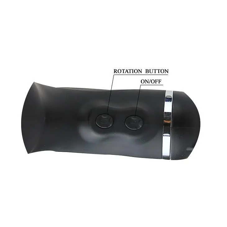 Мастурбатор Baile Rotation Lover USB (чорний) - фото 5