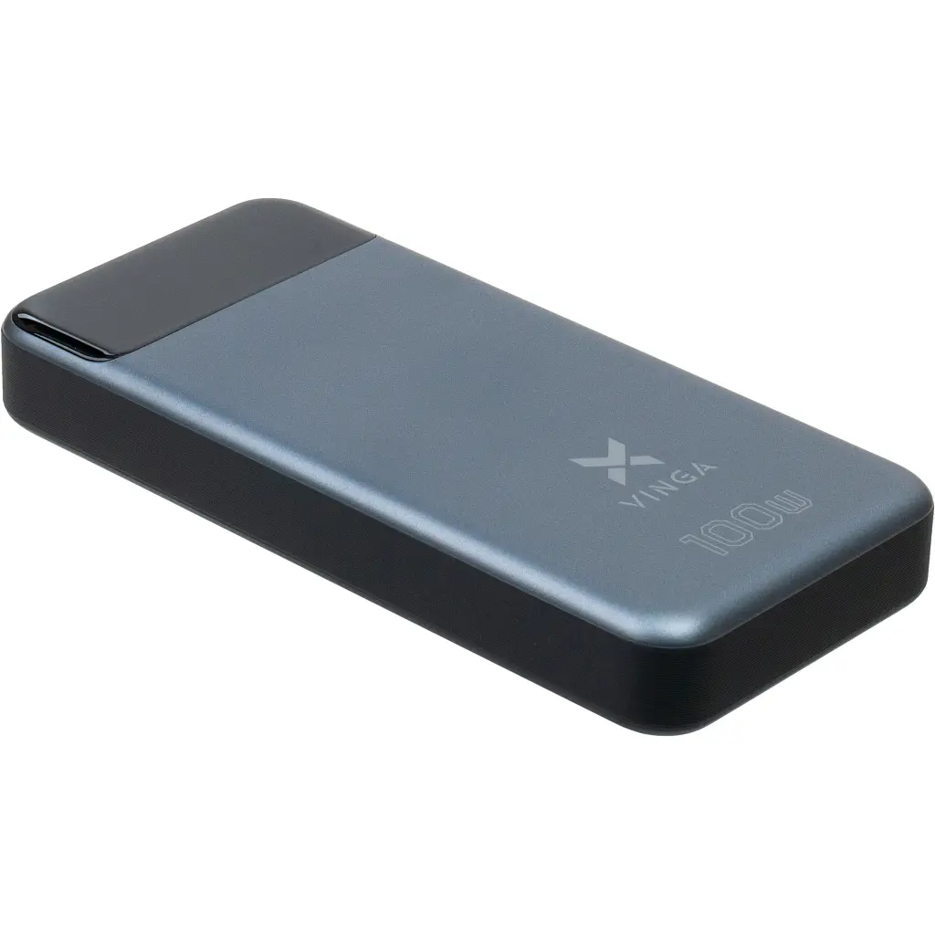 Батарея універсальна Vinga 30000 mAh 100W Display VA Grey (Li-Ion) (VPBB30100) - фото 5