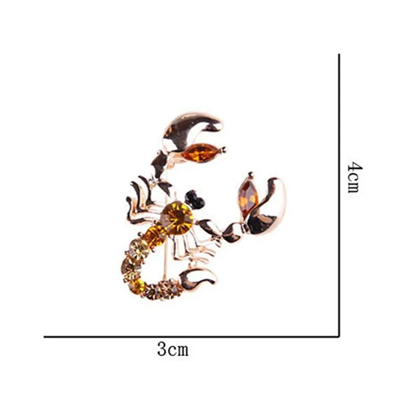 Брошь Скорпион женская - фото 3