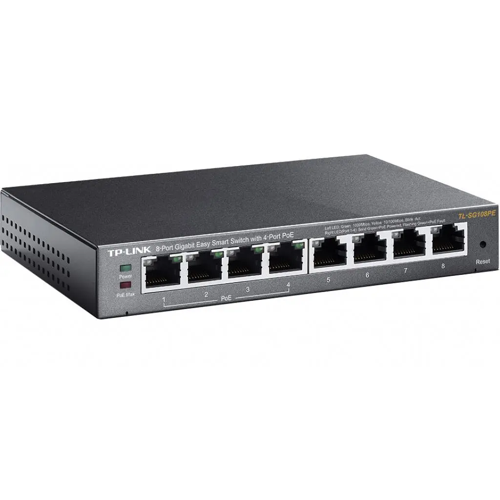 Комутатор мережевий TP-Link TL-SG108PE - фото 3