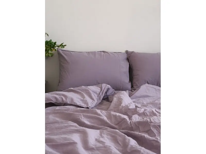 Комплект постільної білизни Standart Naturel Violet Євро Limasso pbe0041883 - фото 3