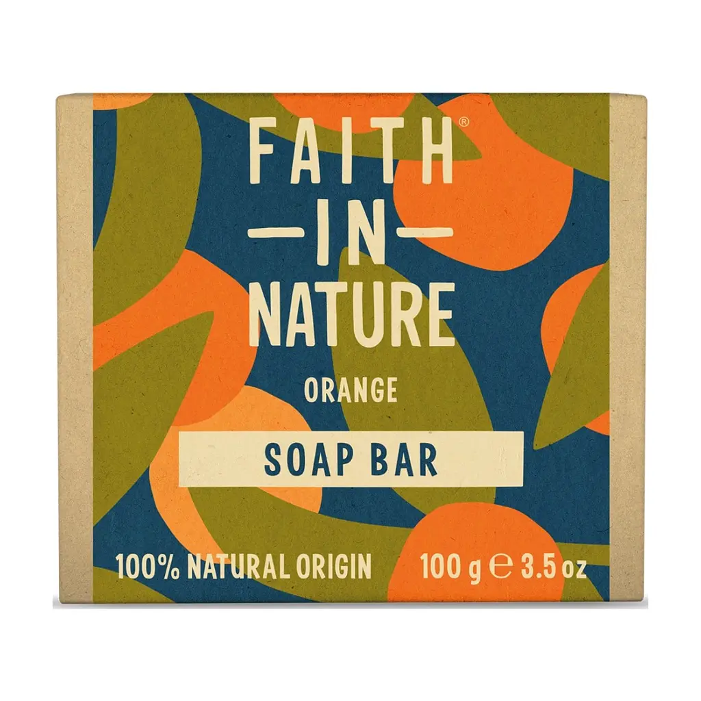 Тверде мило Faith in Nature натуральне з апельсином 100 г (5013575111113)