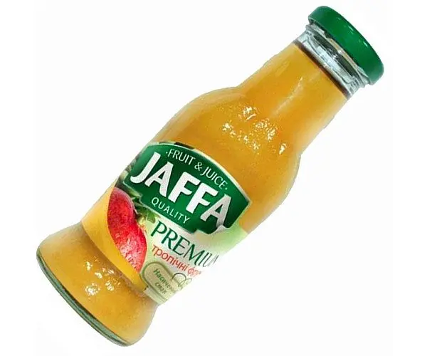 Jaffa Premium nectar, 0,25 л, Нектар натуральний Тропічні фрукти Джаффа, скло - фото 2