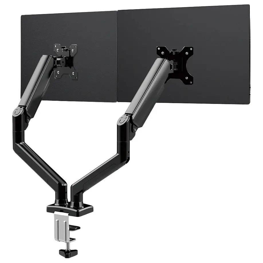 Настольное крепление для монитора V- star V-160 17"-27" кронштейн для двух мониторов, стойка vesa 75x75 (ST) - фото 3