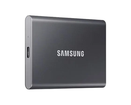 Зовнішній SSD накопичувач Samsung Portable T7 2TB Grey (MU-PC2T0T/WW) - фото 2