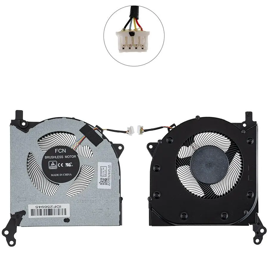 Вентилятор 2шт для ноутбука LENOVO Legion 5 15ARH05 5 15IMH05H 5V (Лівий+Правий) (5F10S13914 5F10S13915 5F10S13916) (Кулер)