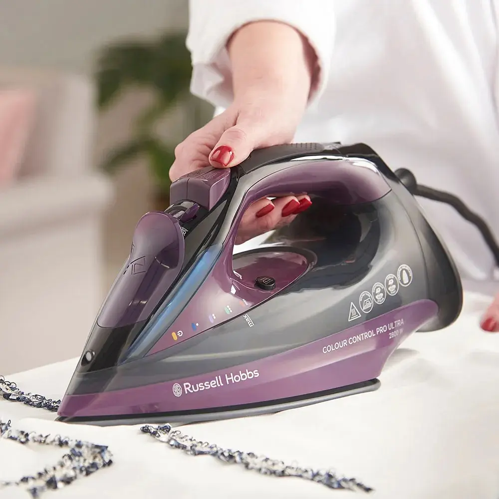 Утюг Russell Hobbs Colour Control Pro Ultra 2800 Вт серо-фиолетовый (27281-56) - фото 6