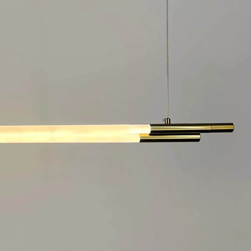 Латунный трубчатый светильник LED в корпусе 130 см | Line F | Ст. MJ351-1300L AB - фото 4