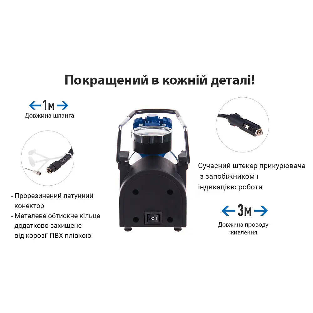 Компресор Vitol K-52, 150 psi 40 л (K-52) - фото 10