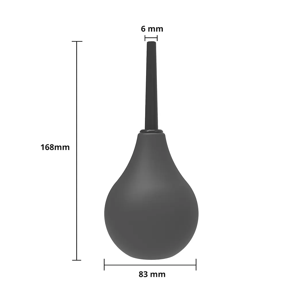 Анальний душ Erospace Wild Play C5 224 мл (чорний) - фото 6