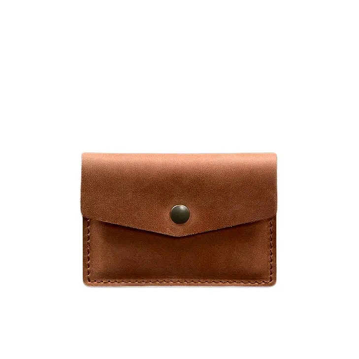 Кожаный кард-кейс 9.0 светло-коричневый Crazy Horse - фото 7