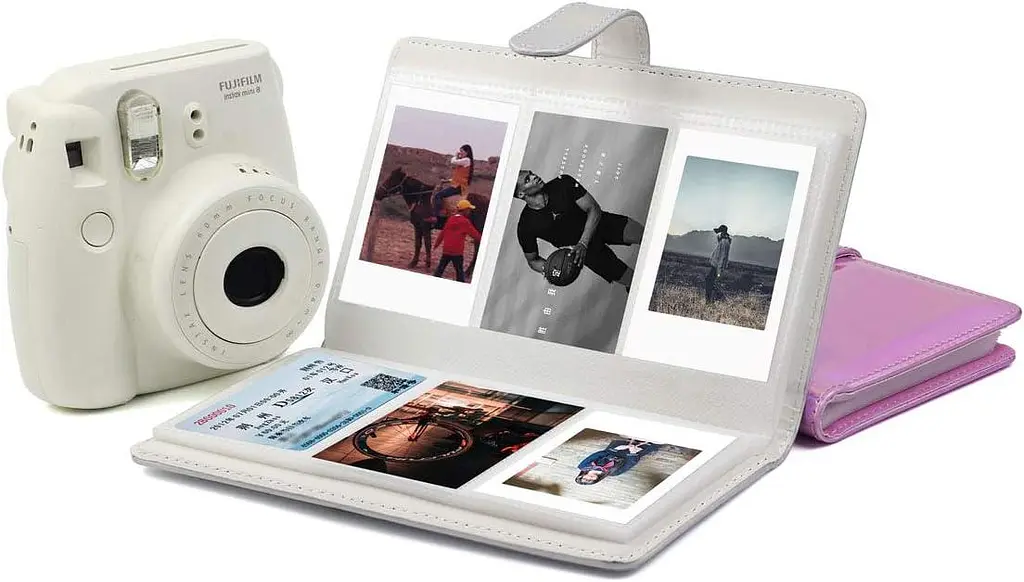 Фотоальбом для Fujifilm Instax Mini (12, 11, 40, 70, 90, 99, EVO, Link, Liplay) Polaroid 300, Z2300 на 96 фото, райдужно-сріблястий  - фото 4