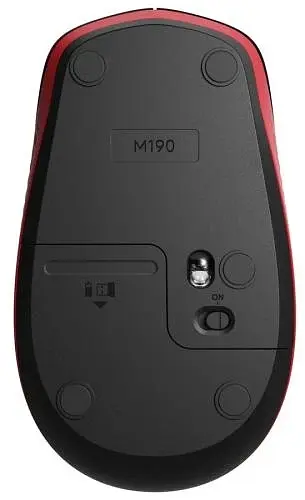 Компьютерная мышь Logitech M190 Red/Black teh0024020 - фото 4