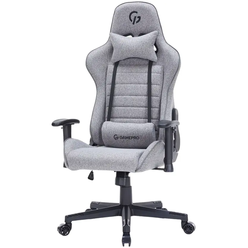 Ігрове крісло GamePro Size L Fabric Gray (GC575FG) - фото 4