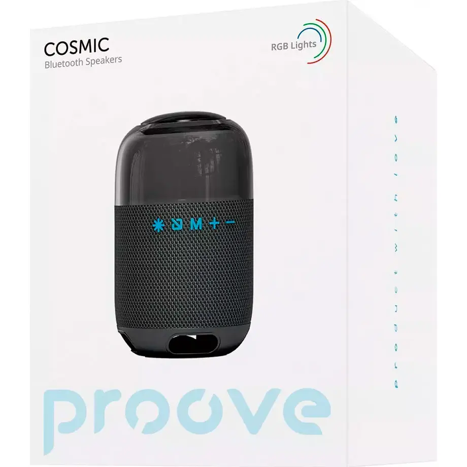 Портативна акустика Proove Cosmic 8W Black [PDCM080010001] [104642] - фото 6