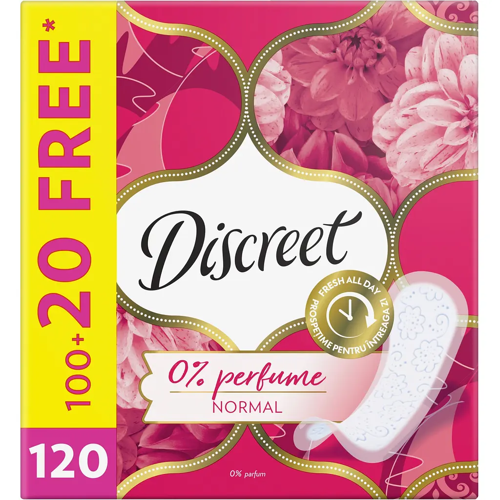 Щоденні гігієнічні прокладки Discreet Normal без запаху 120 шт. - фото 2