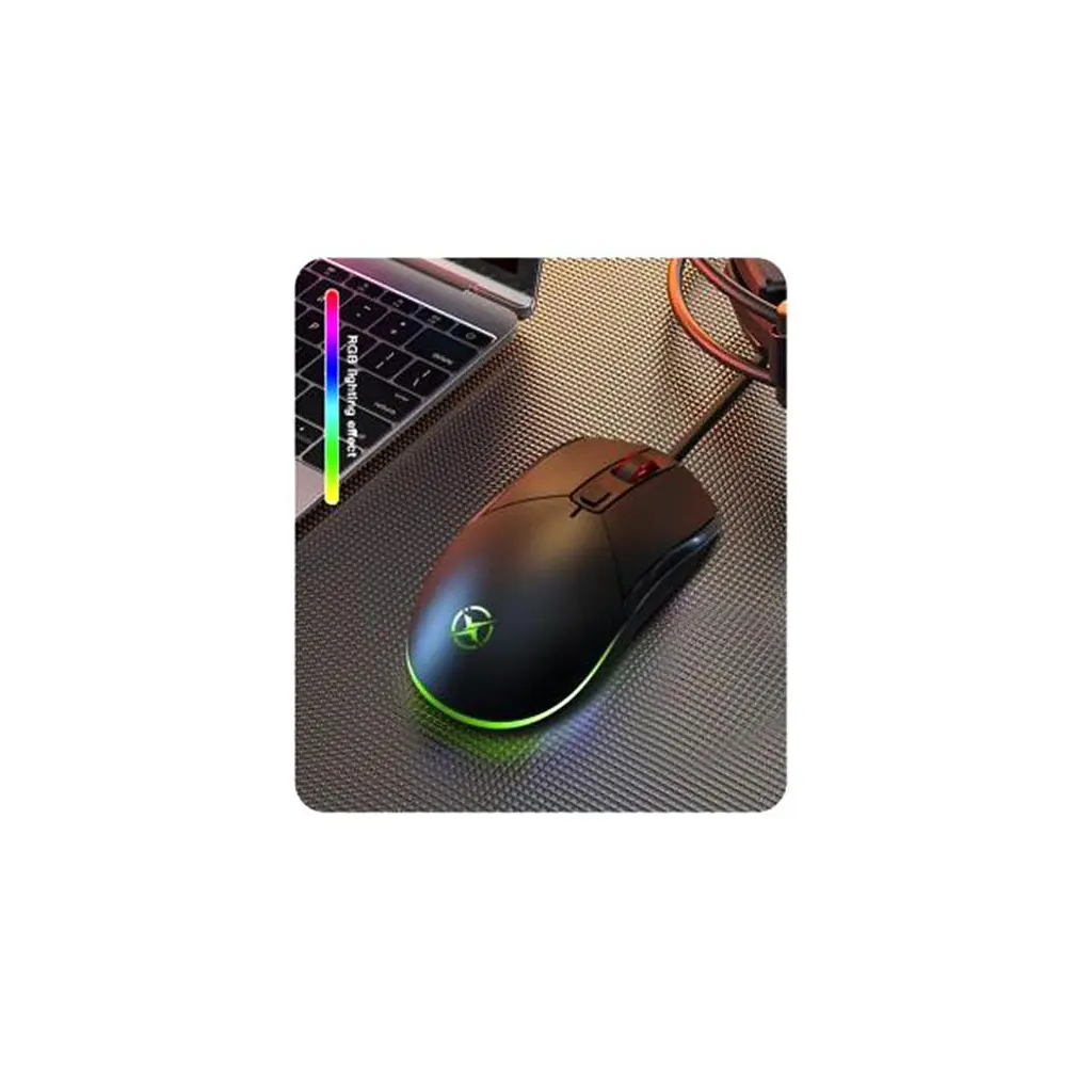 Мышка XO M5 A582 USB Black (XO-M5-BK) - фото 4